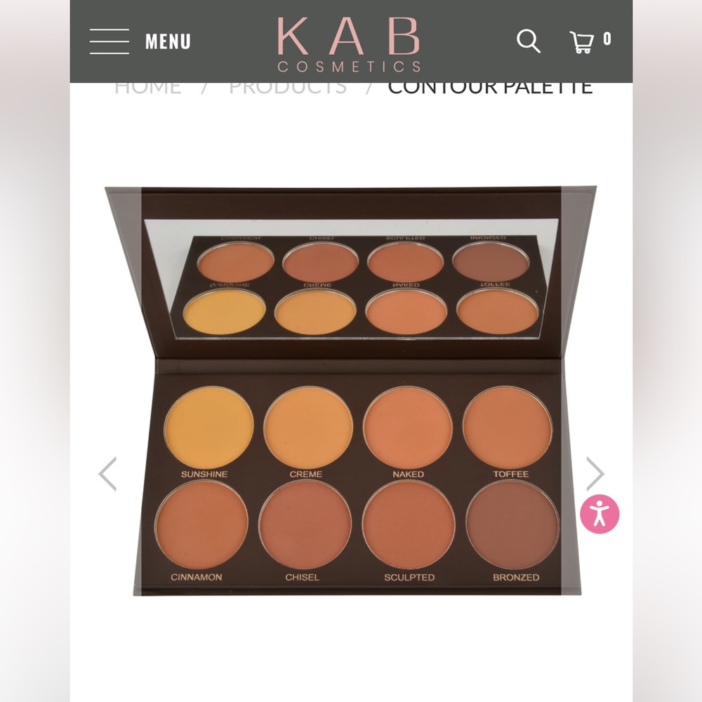 New Unused KAB Cosmetics Contour Palette